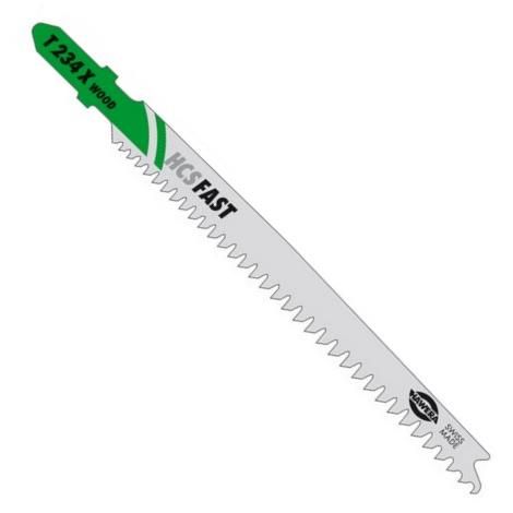 HCS fast figūrzāģis 4.0-5.2 x 75mm kokam  (T 144 D wood) 5gab